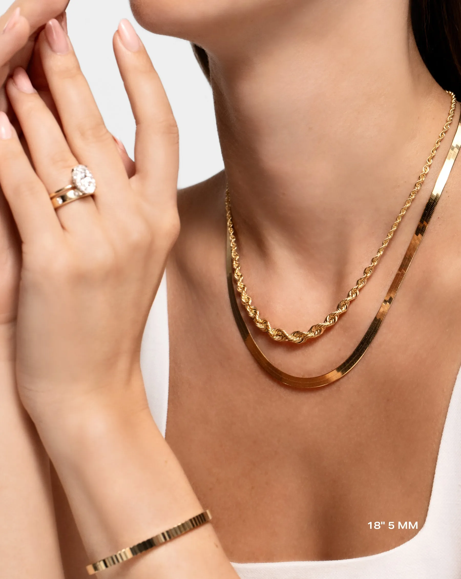Herringbone Chain Necklace