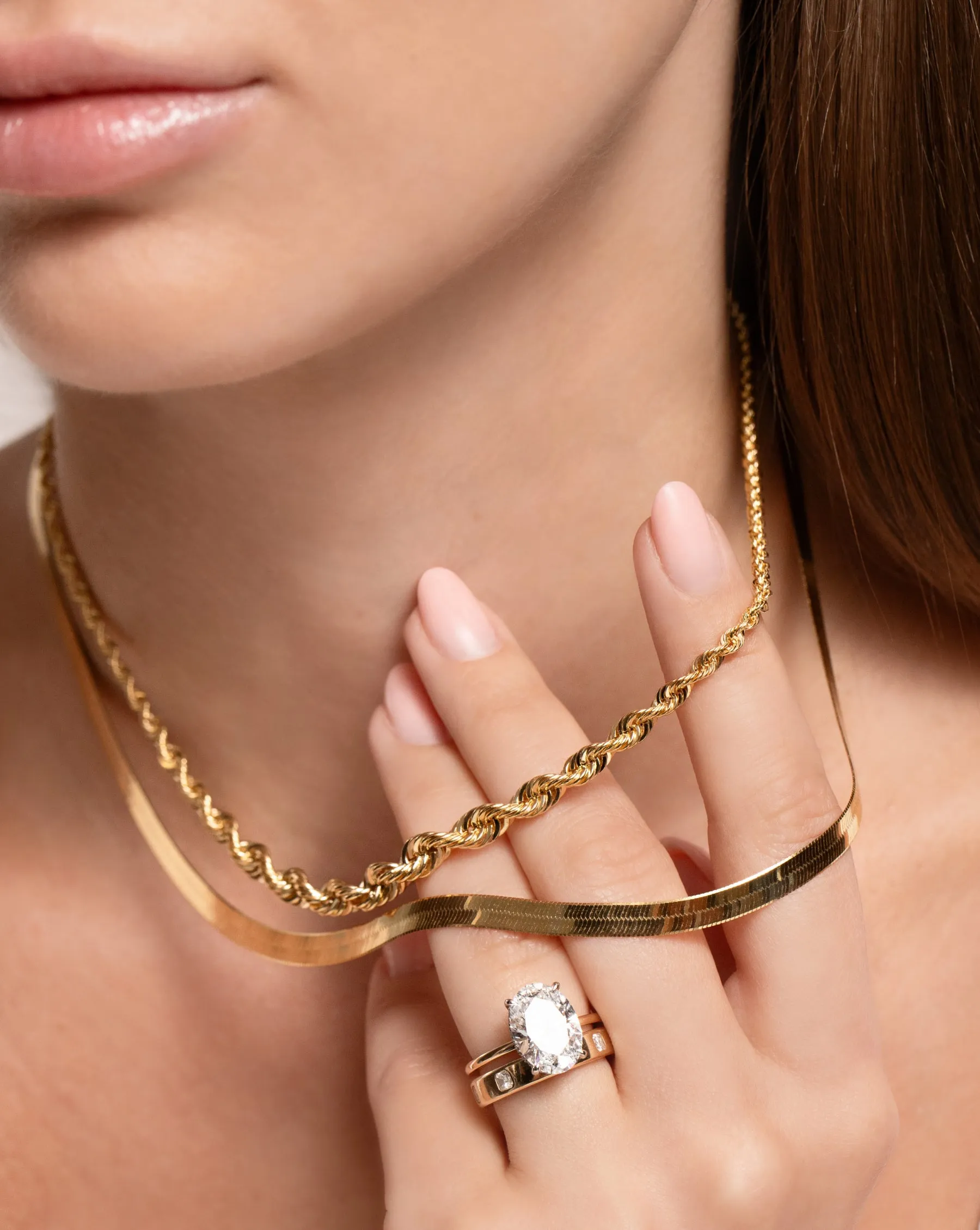 Herringbone Chain Necklace