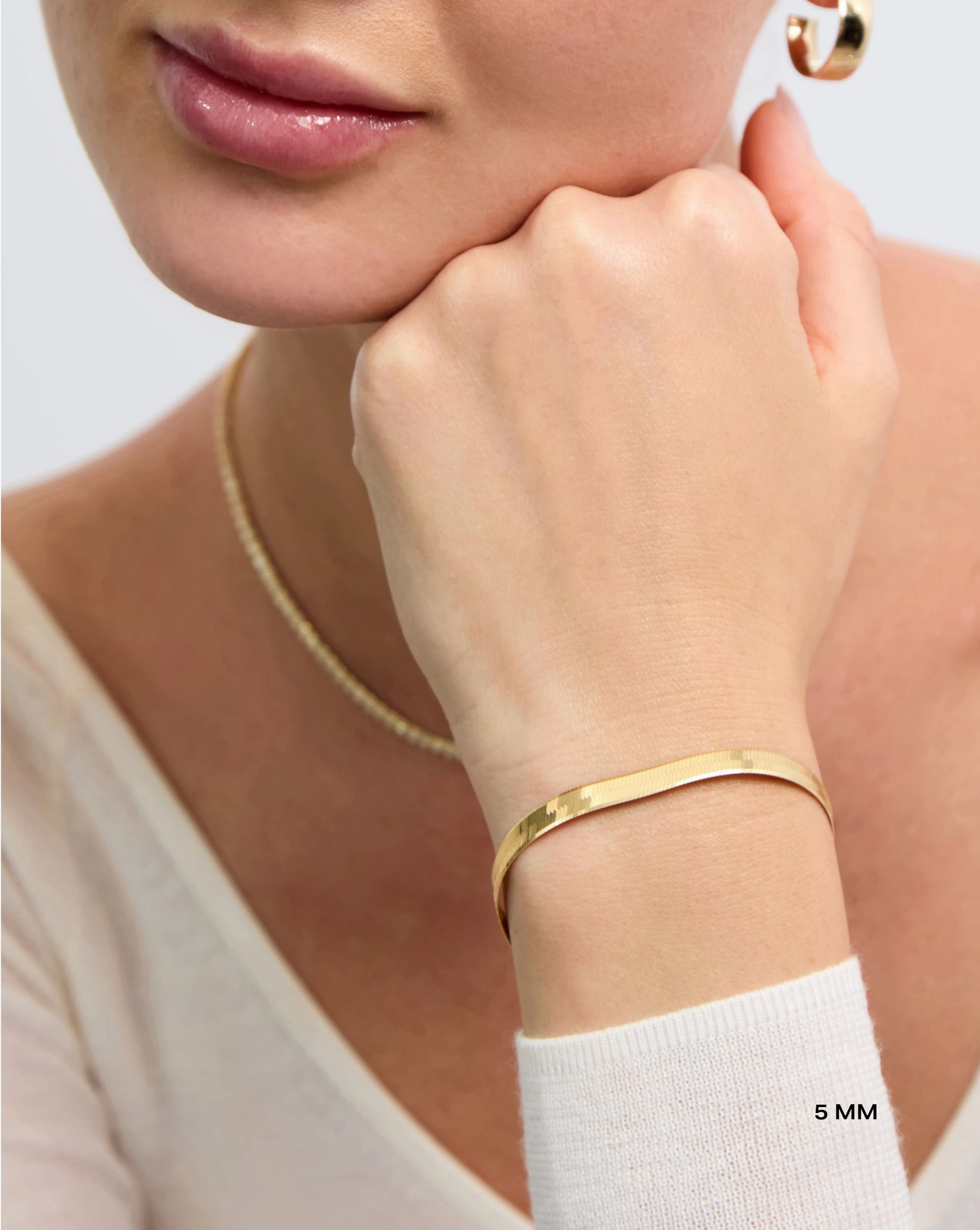 Herringbone Chain Bracelet