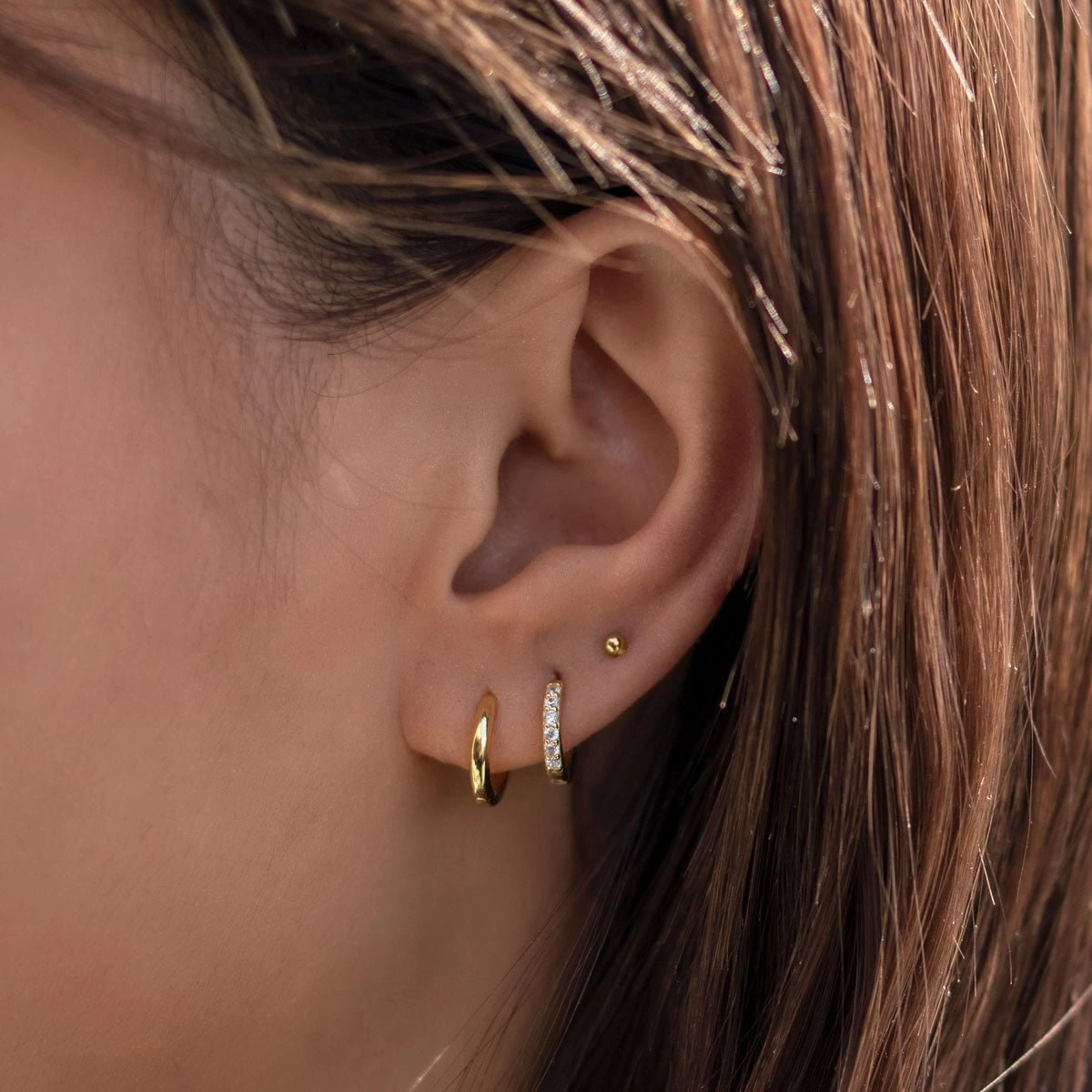 Huggie Hoop Earrings