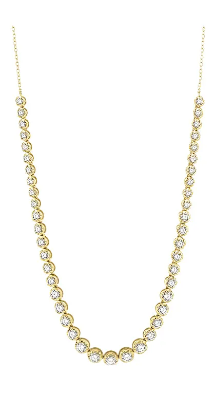 Illusion Diamond Necklace