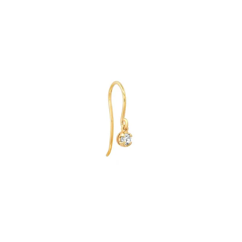 Illusion Set Diamond Drop Earrings