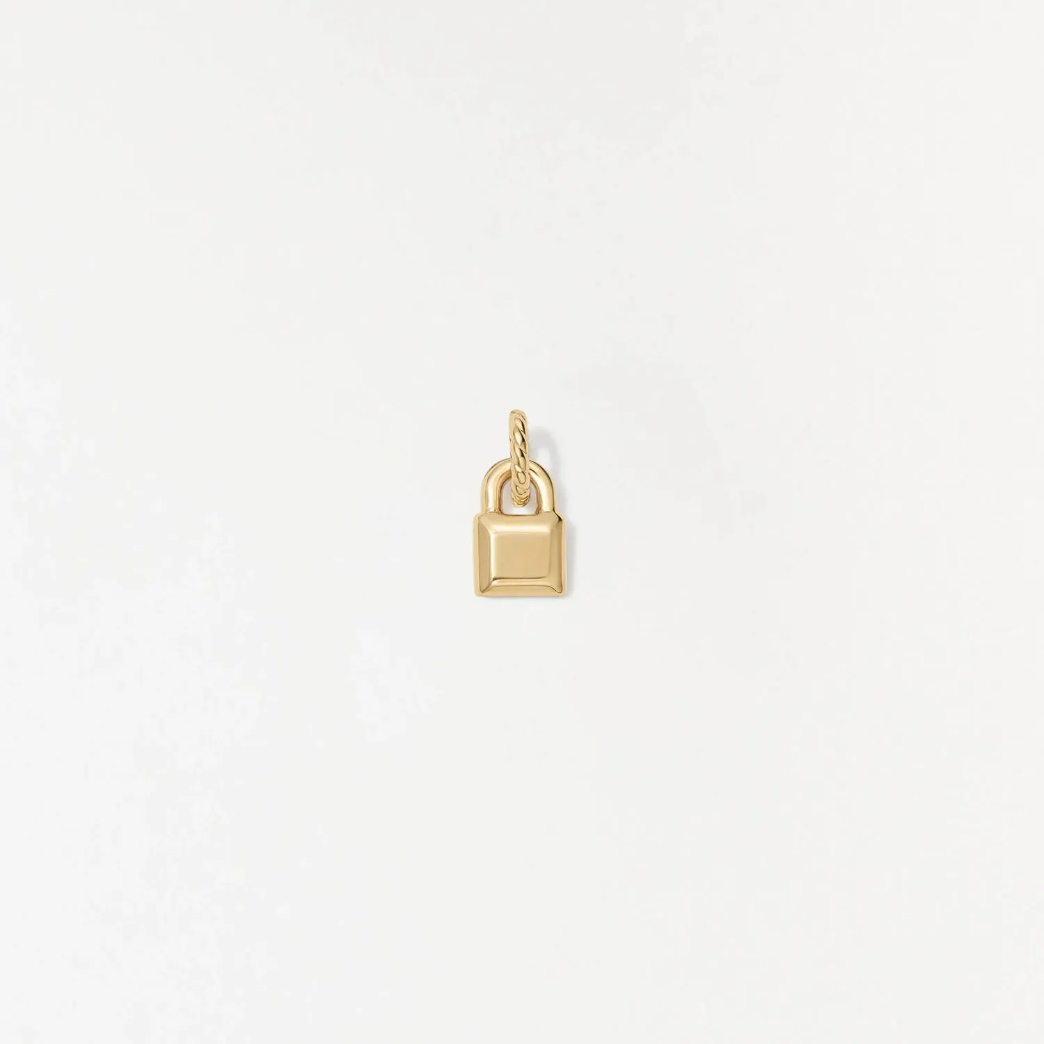 Initial Padlock Charm