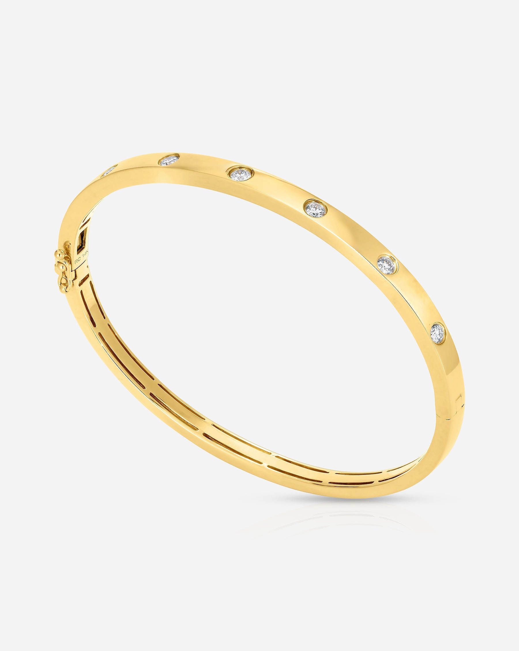 Inlay Diamond Bangle