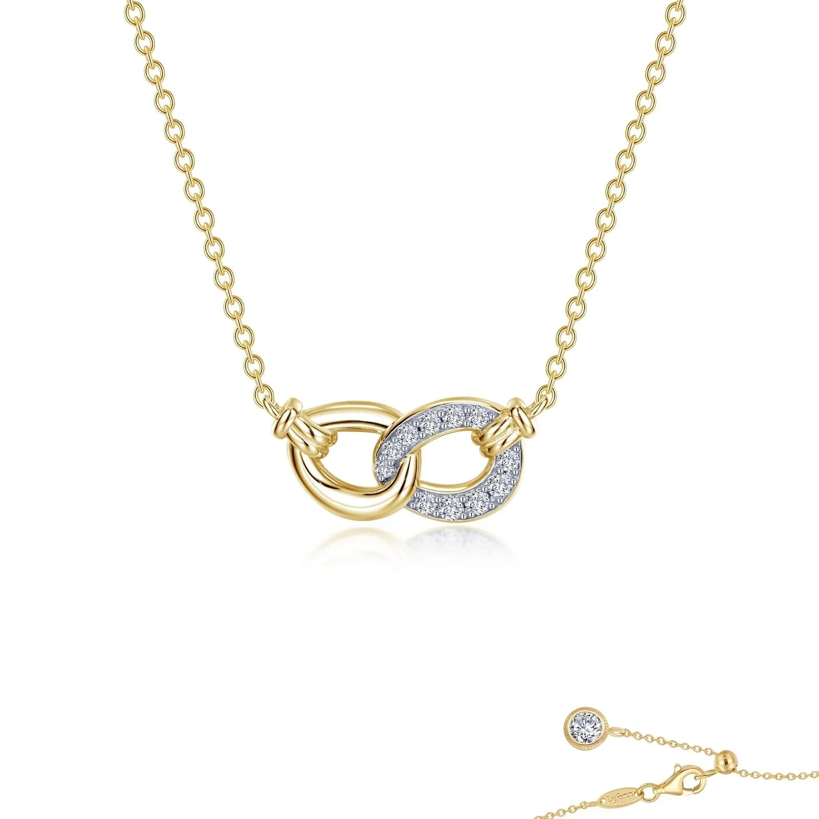 Interlocking Circles Necklace N0271CLT20