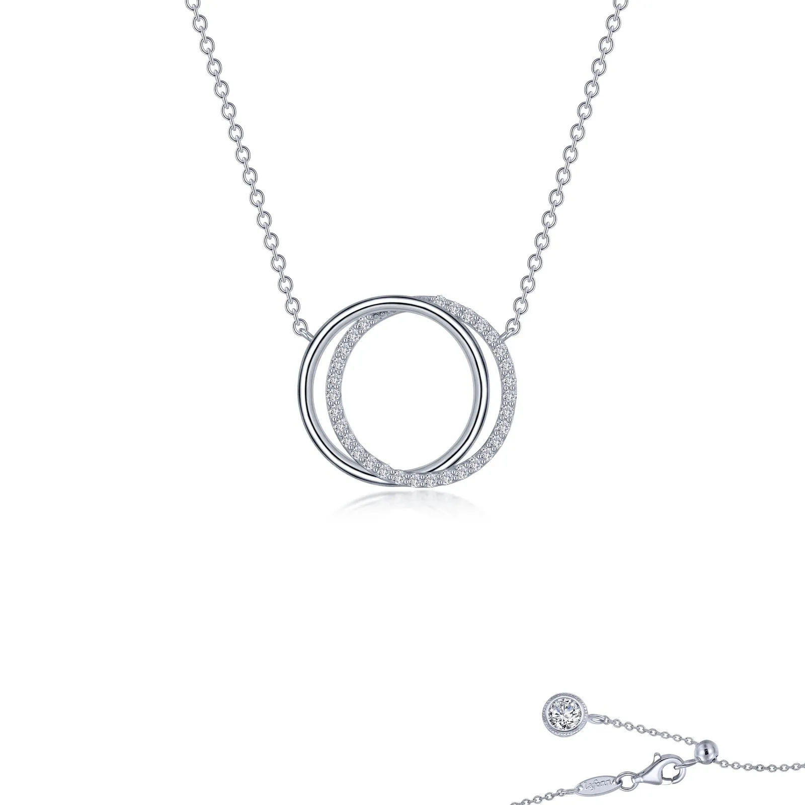 Interlocking Circles Necklace N0274CLP20
