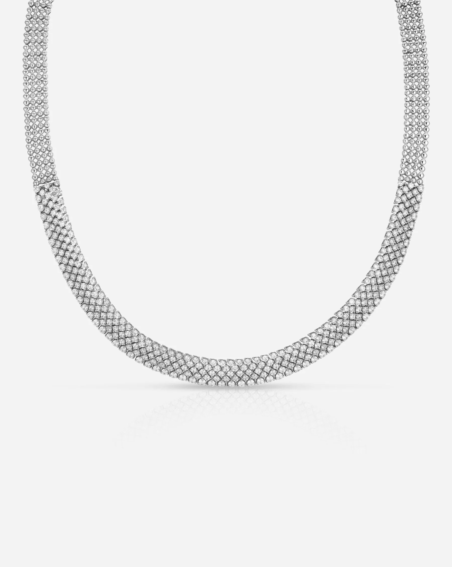 Lab Diamond Mesh Choker