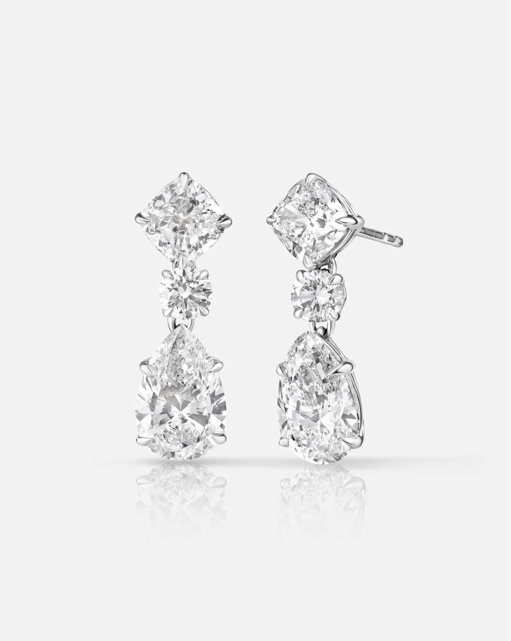 Lab Diamond Drop Earrings