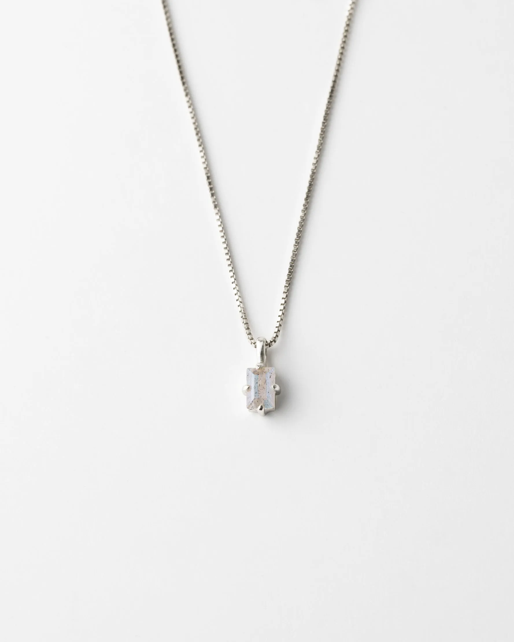 Labradorite Grand Baguette Necklace