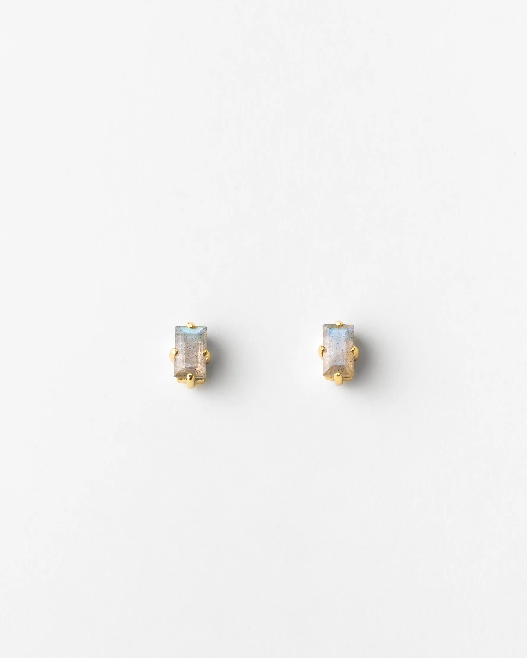 Labradorite Grand Baguette Studs