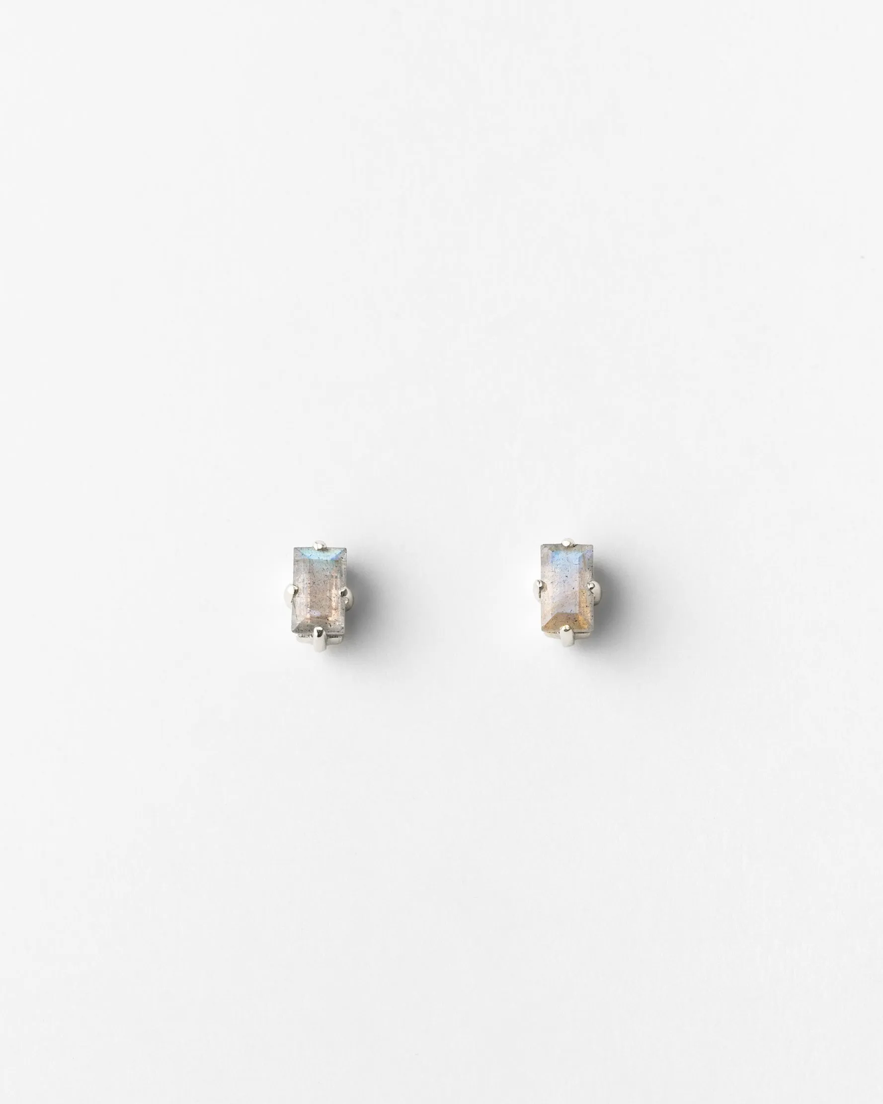 Labradorite Grand Baguette Studs