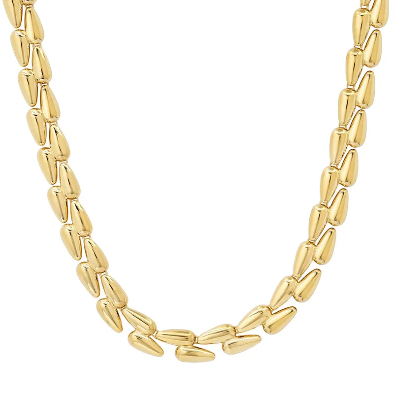 Large Double Dome Tennis Necklace