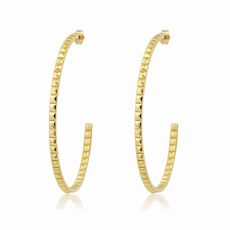 Large Square Hoops