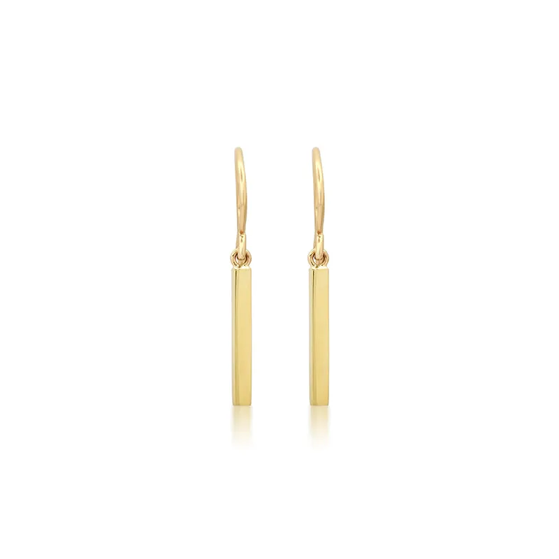 Long Bar Drop Earrings