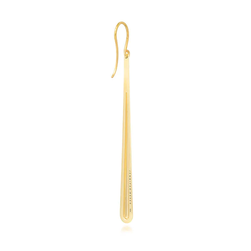 Long Dome Drop Earrings