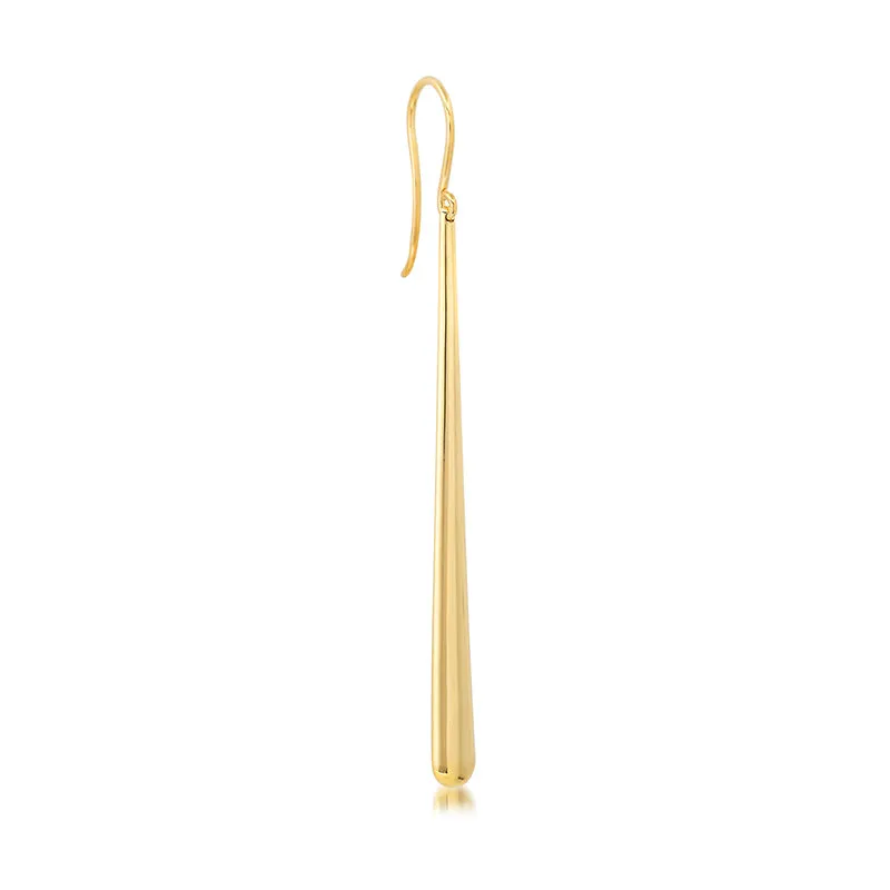 Long Dome Drop Earrings