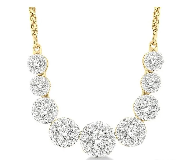 Lovebright Essential Diamond Smile Necklace