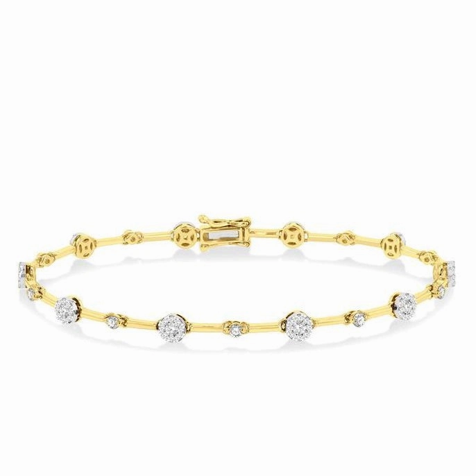 Lovebright Diamond Bar Bracelet