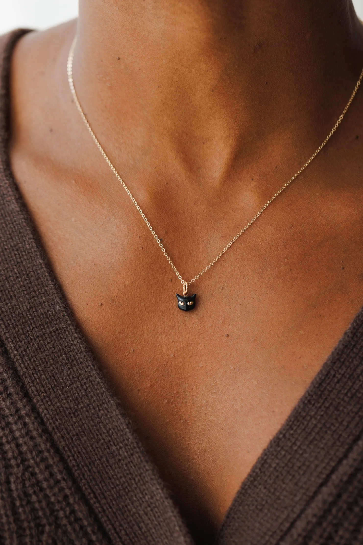 Lucky Black Cat Charm