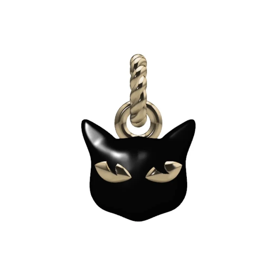 Lucky Black Cat Charm