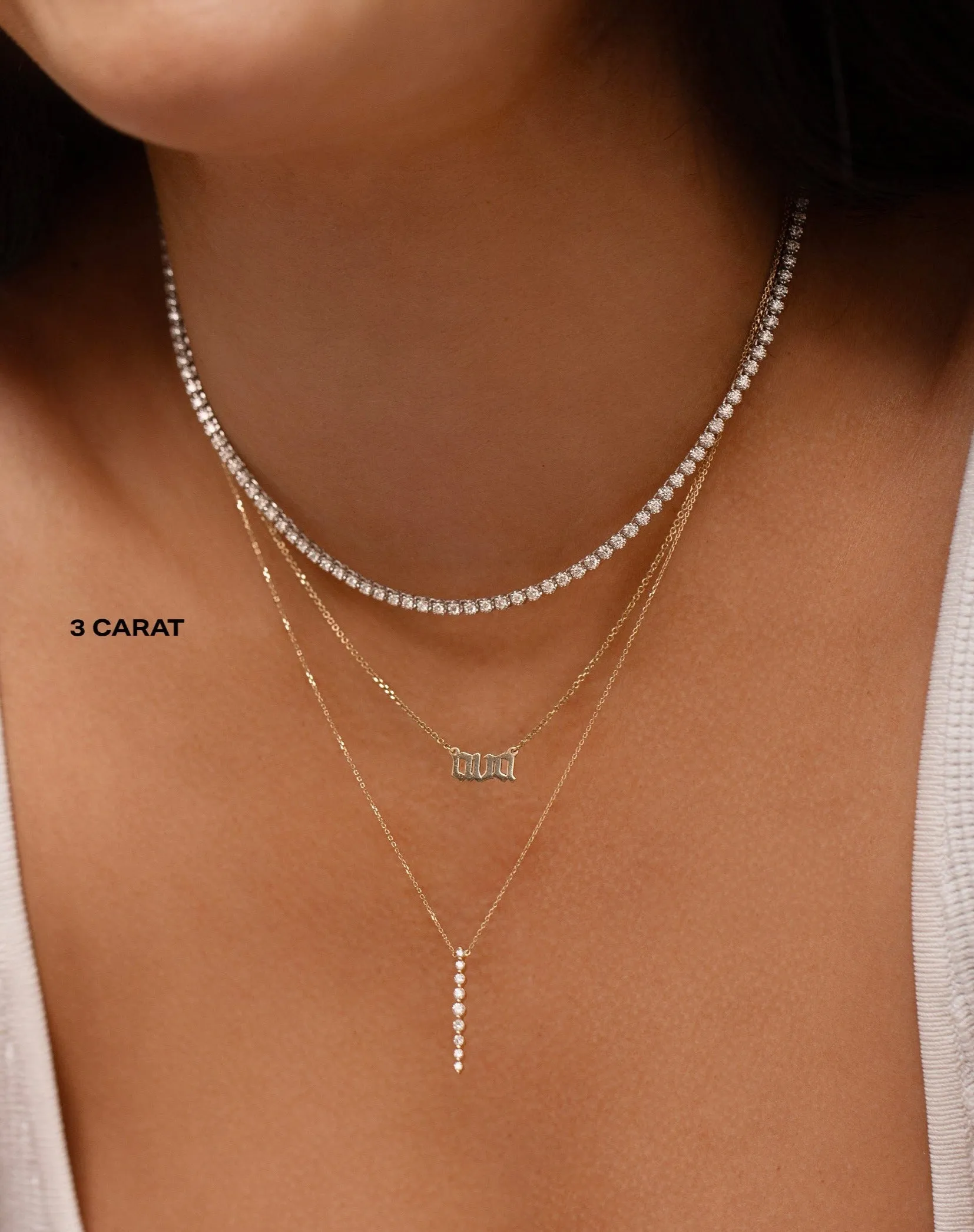 Luxe Diamond Tennis Necklace