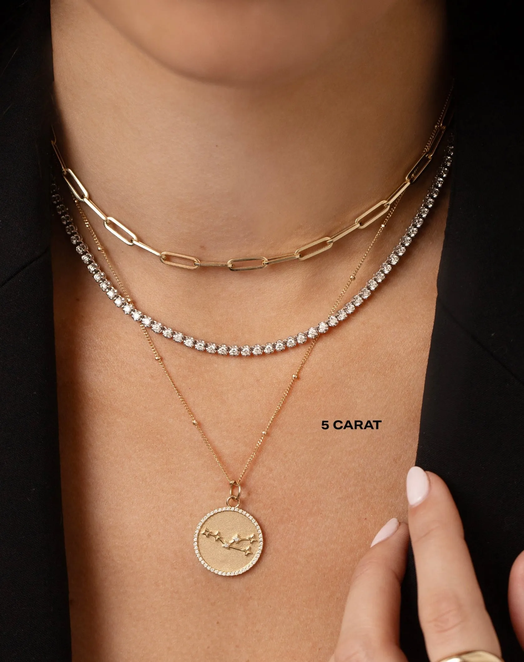 Luxe Diamond Tennis Necklace