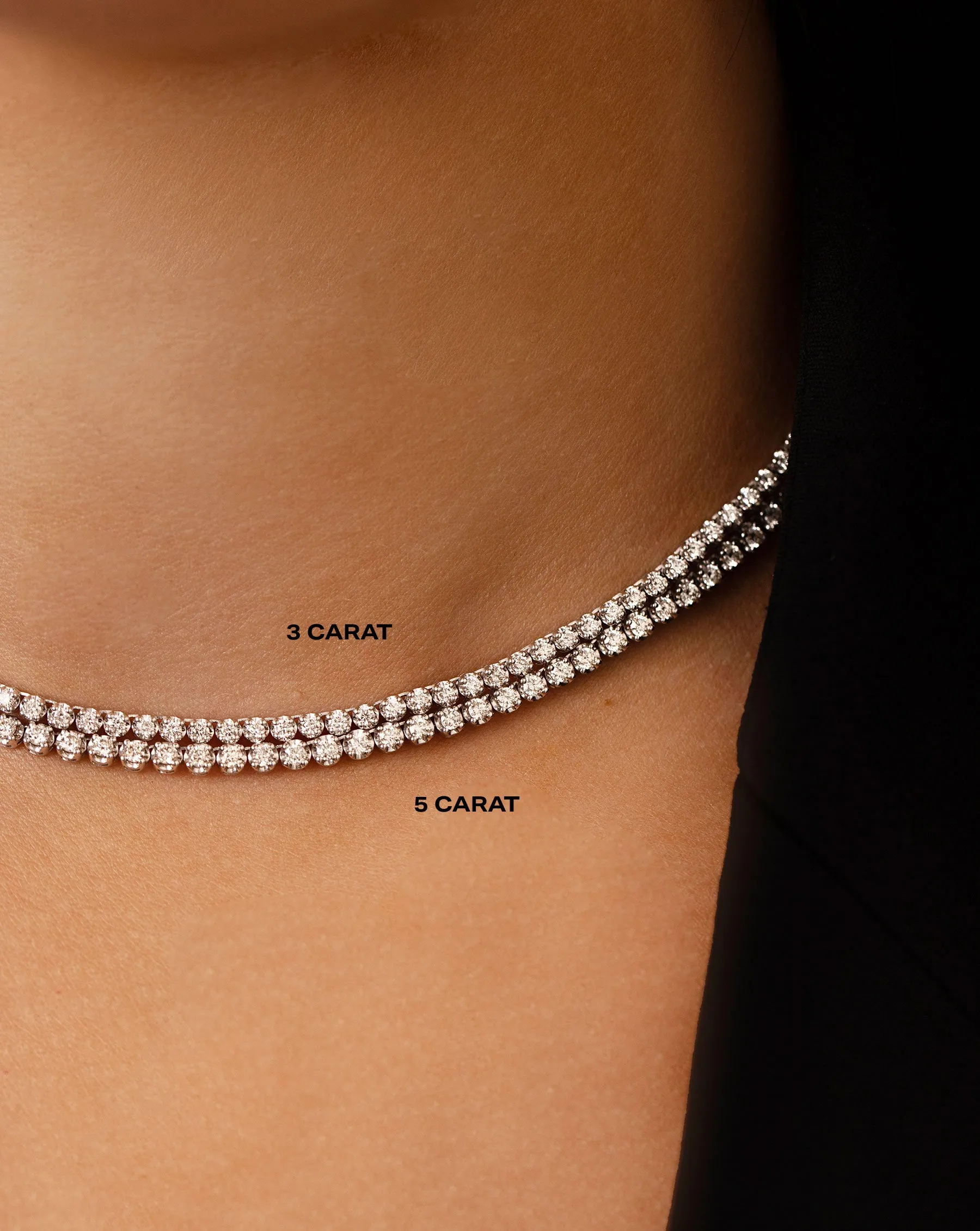 Luxe Diamond Tennis Necklace