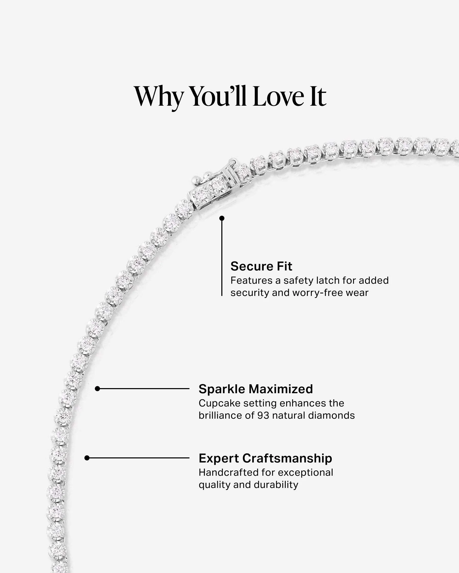 Luxe Diamond Tennis Necklace