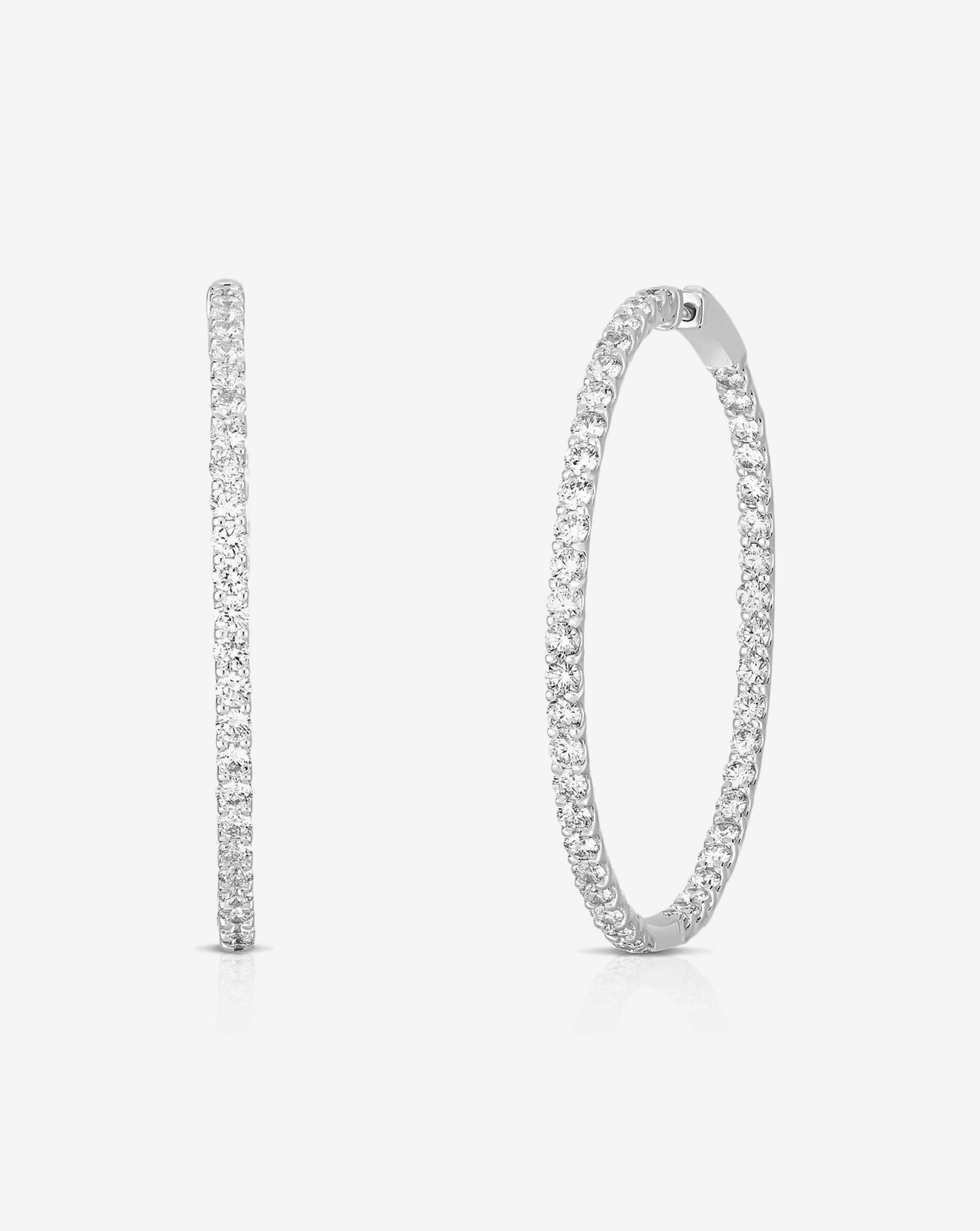 Luxe Lab Diamond Hoops