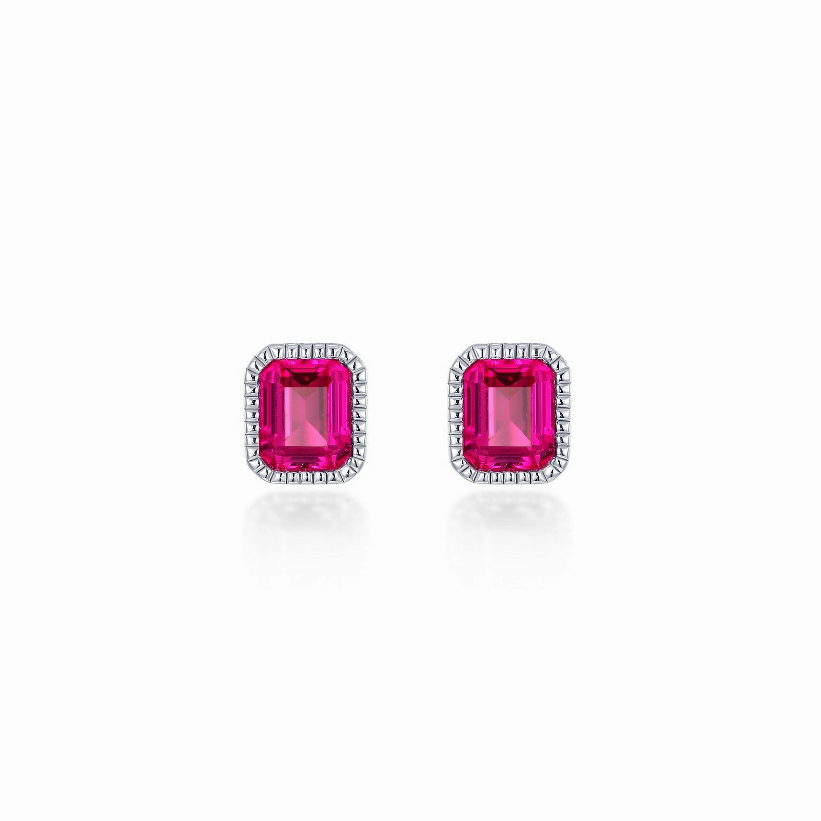 March Birthstone Solitaire Stud Earrings BE008AQP00
