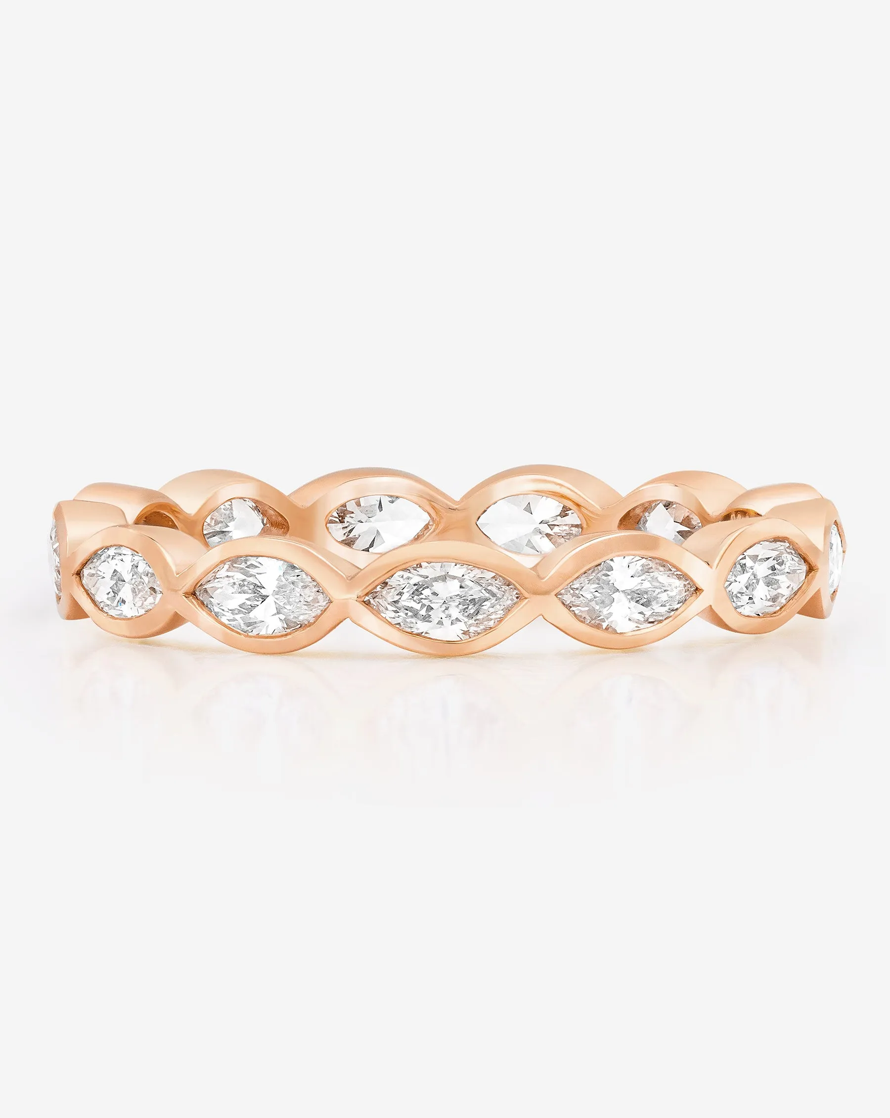 Marquise Bezel Eternity Band