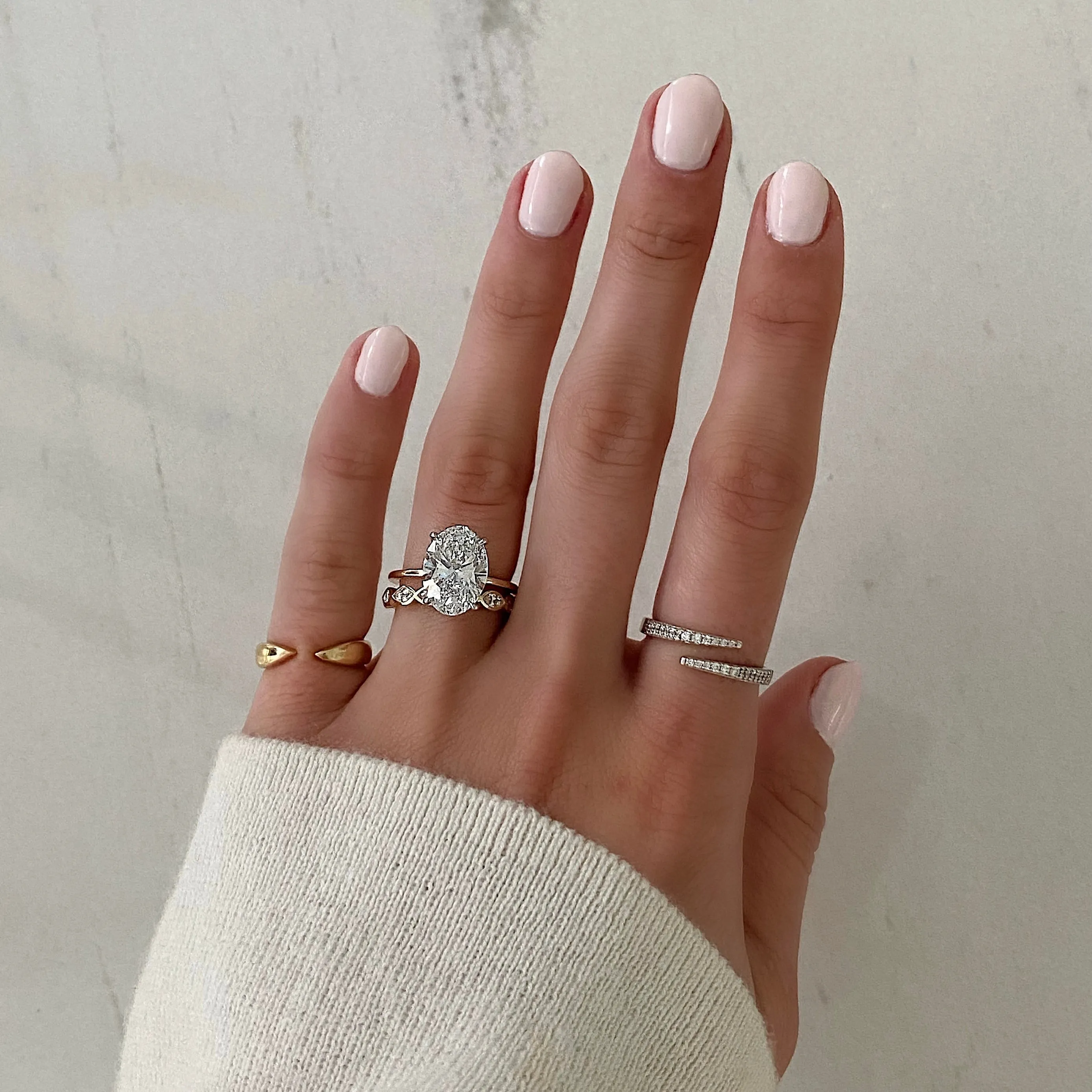 Marquise Bezel Eternity Band