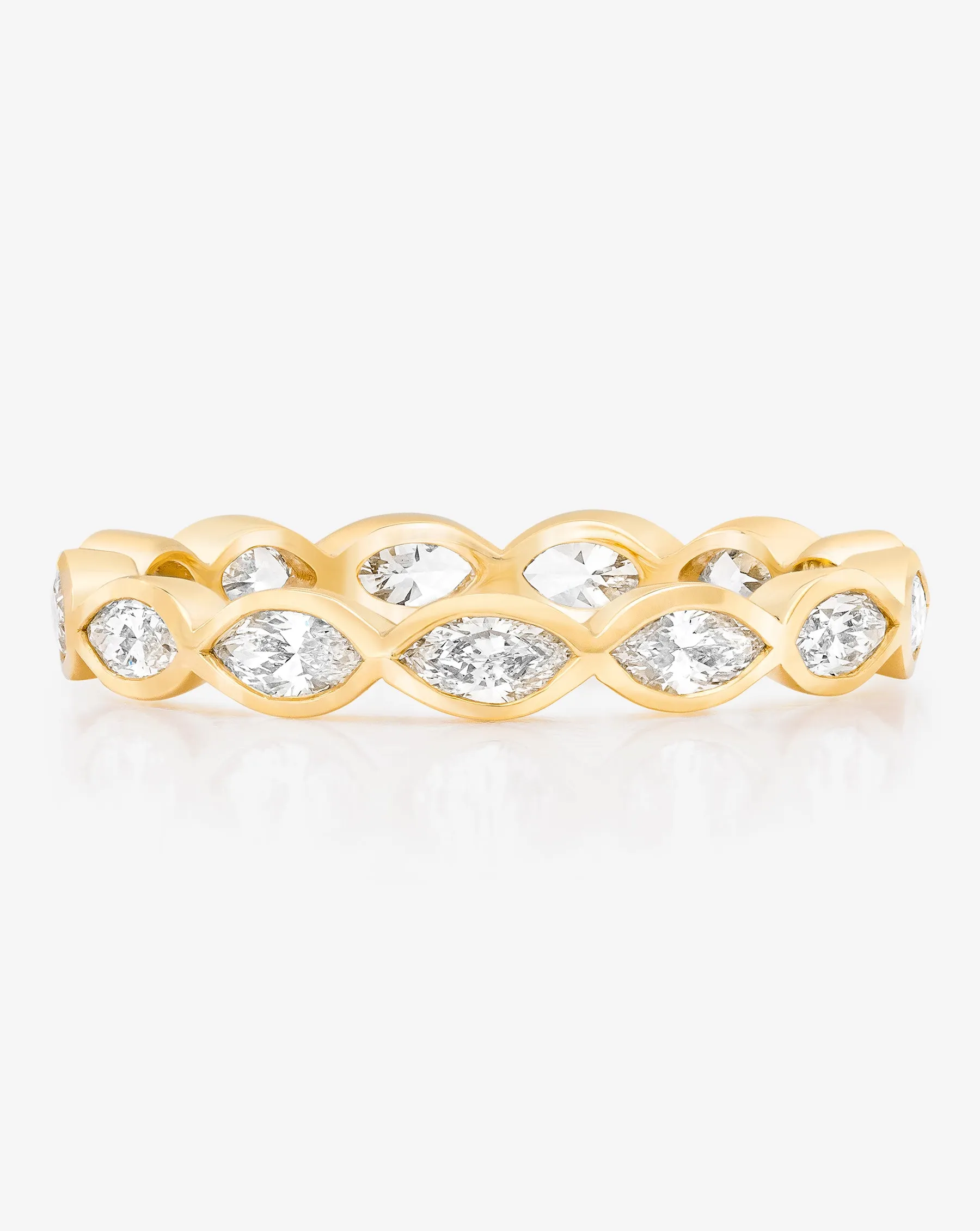 Marquise Bezel Eternity Band