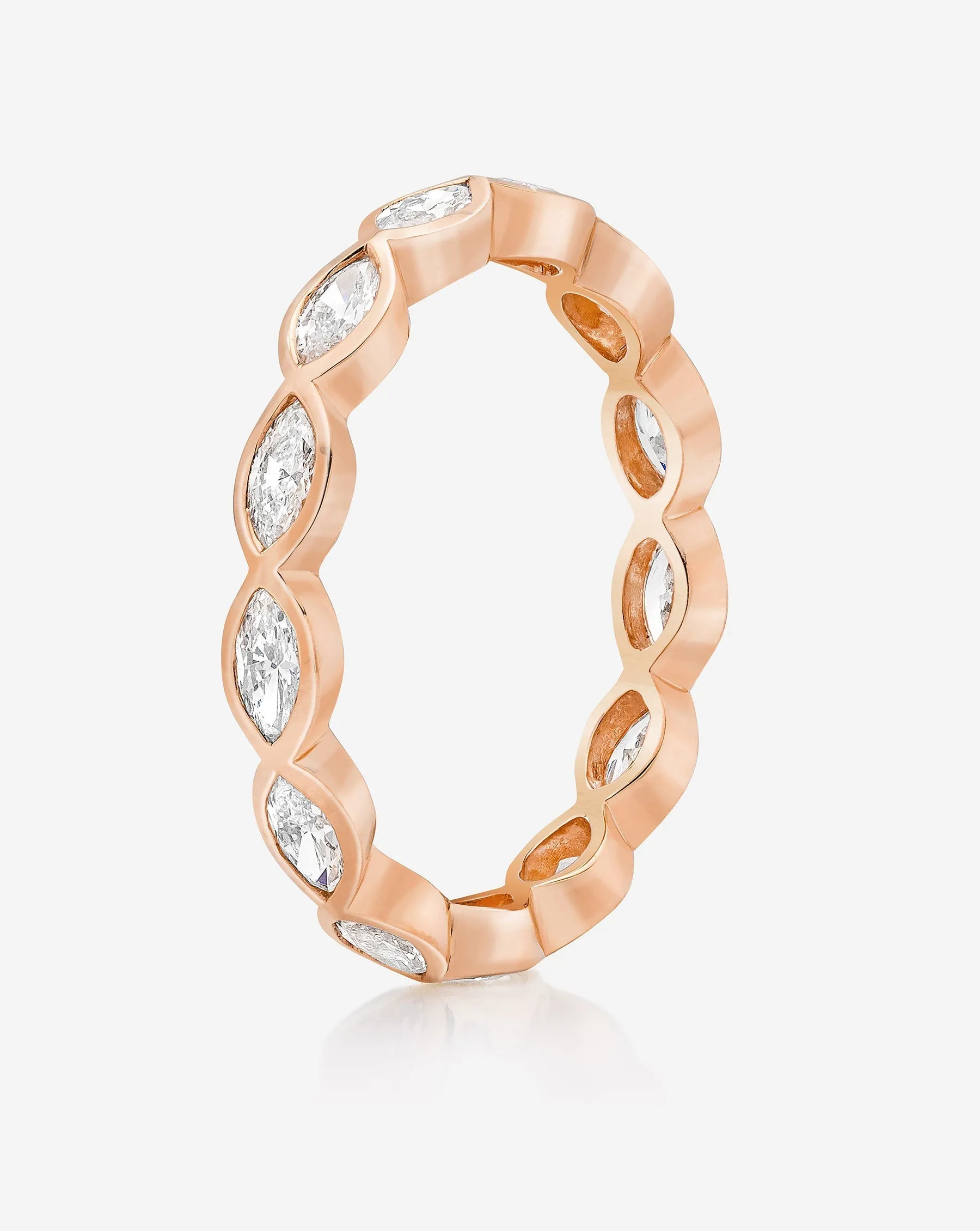Marquise Bezel Eternity Band