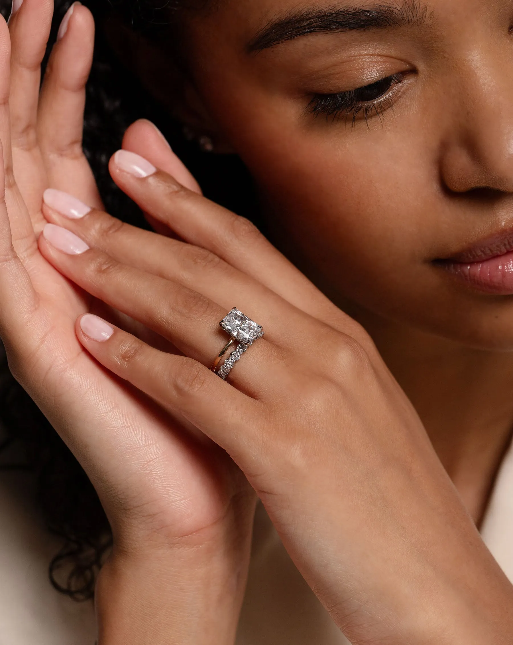 Marquise Cluster Eternity Band