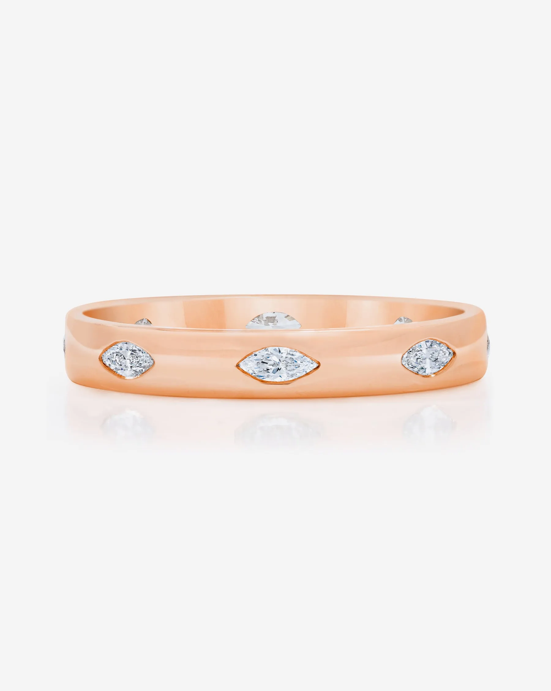 Marquise Luxe Inlay Eternity Band