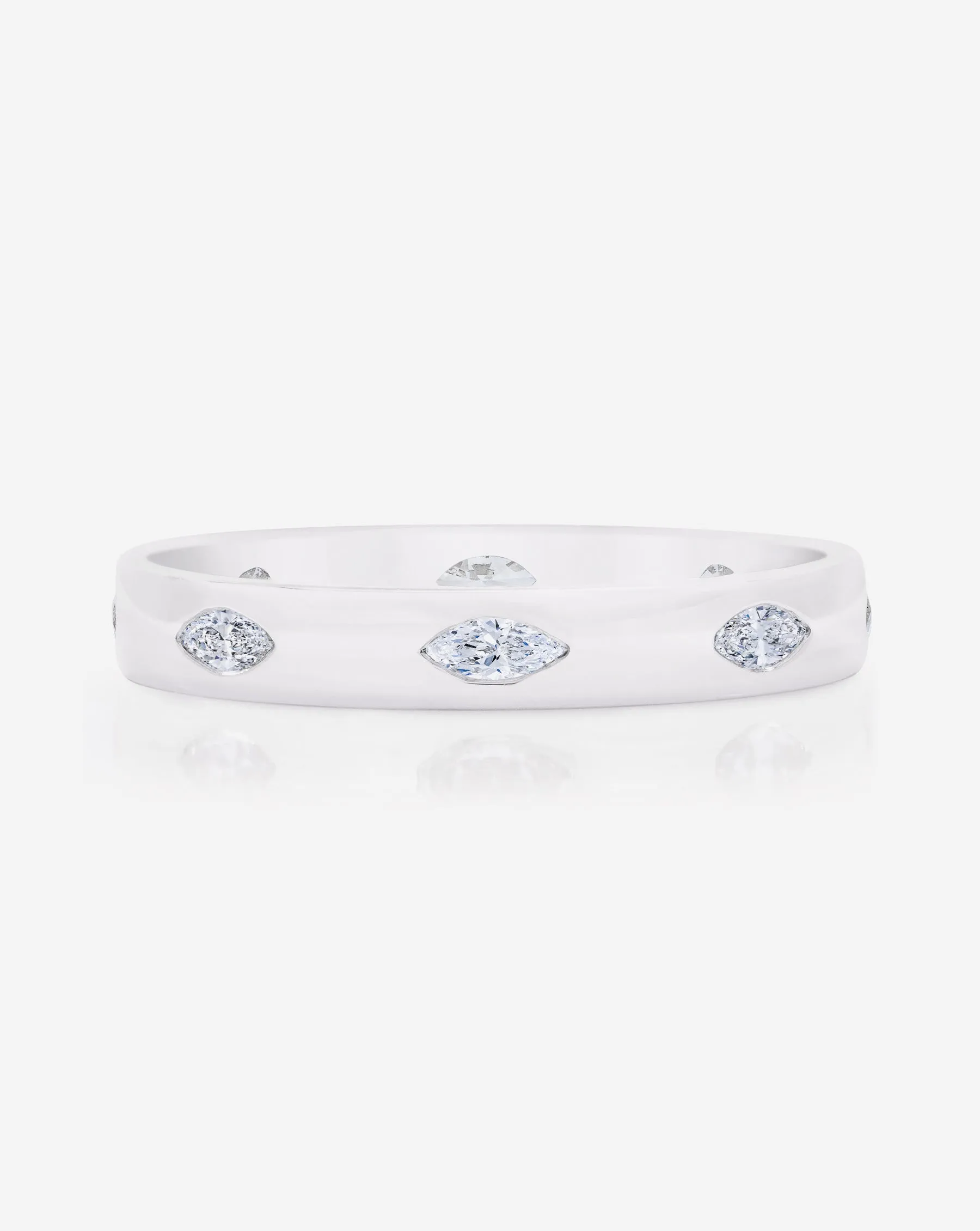 Marquise Luxe Inlay Eternity Band