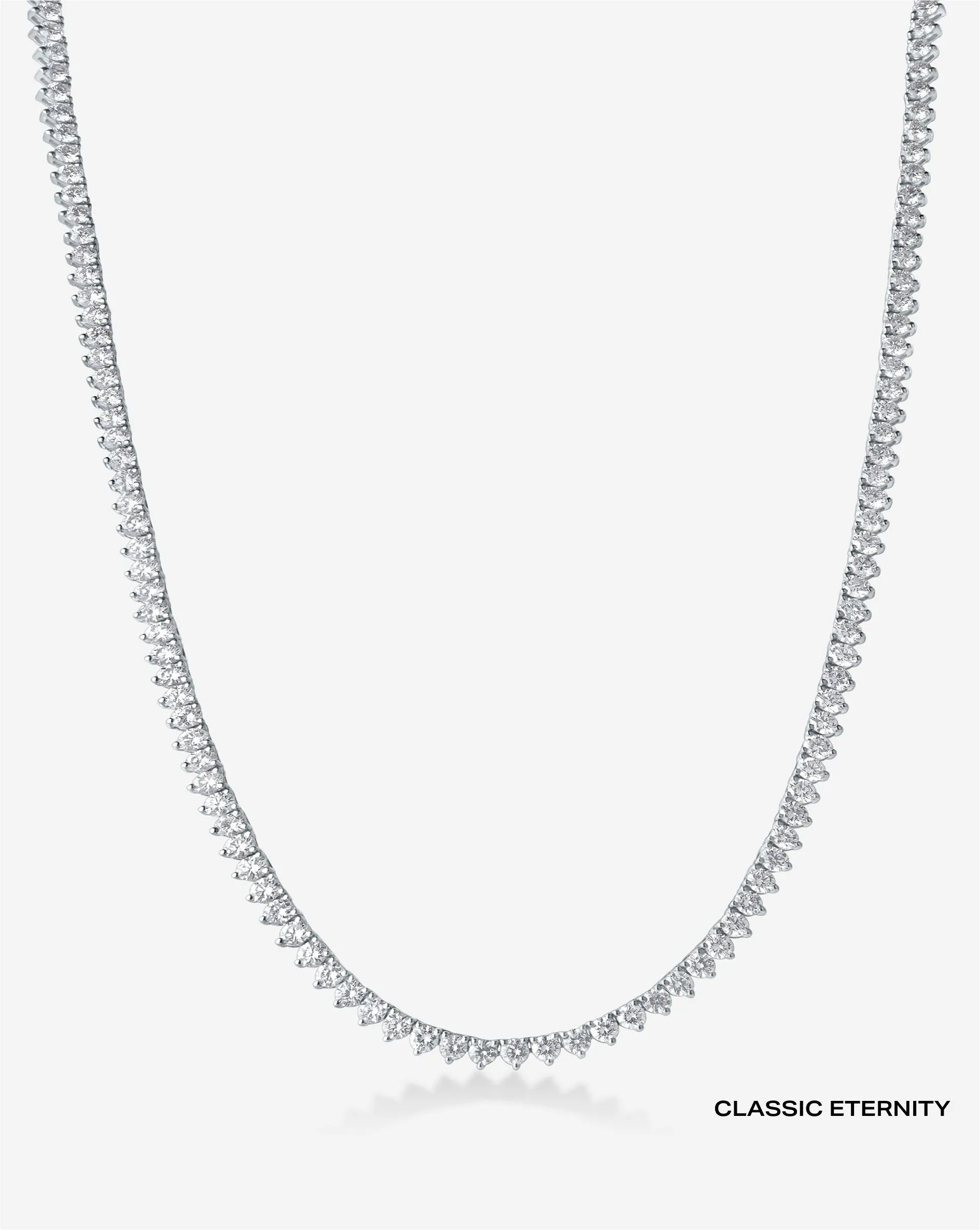 Martini Diamond Tennis Necklace