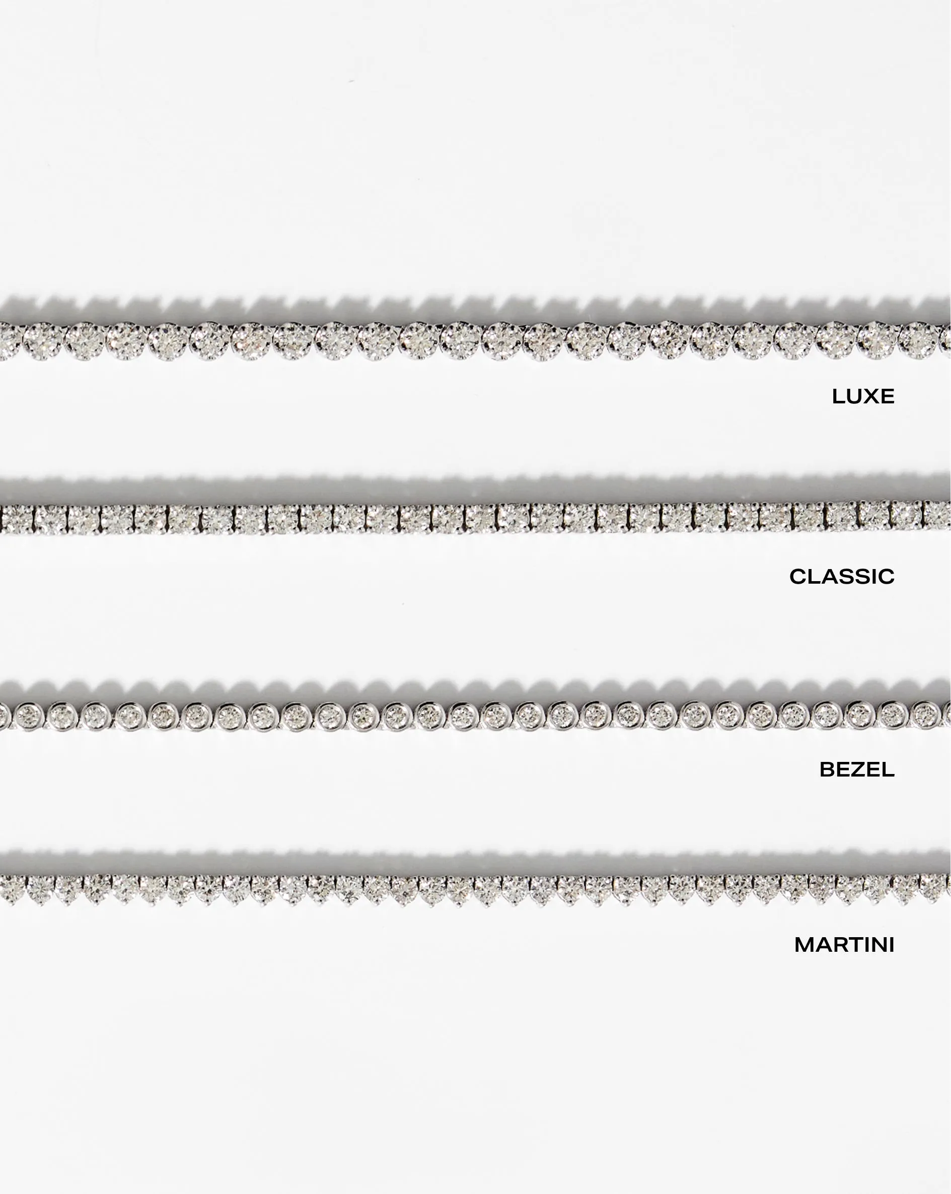 Martini Diamond Tennis Necklace