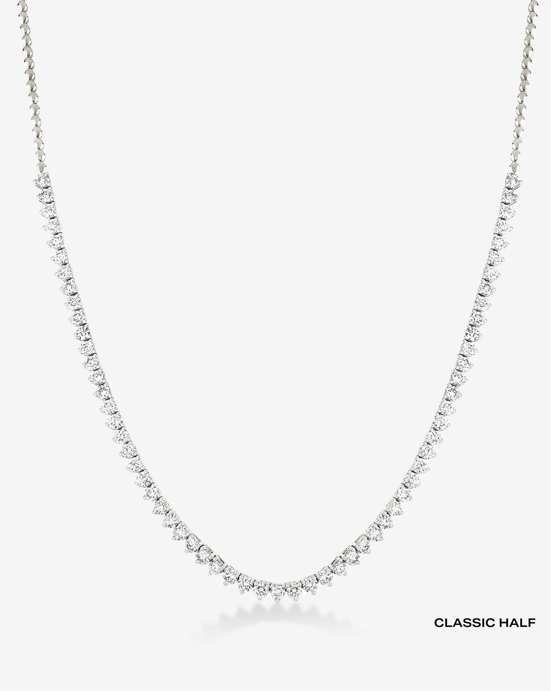 Martini Diamond Tennis Necklace