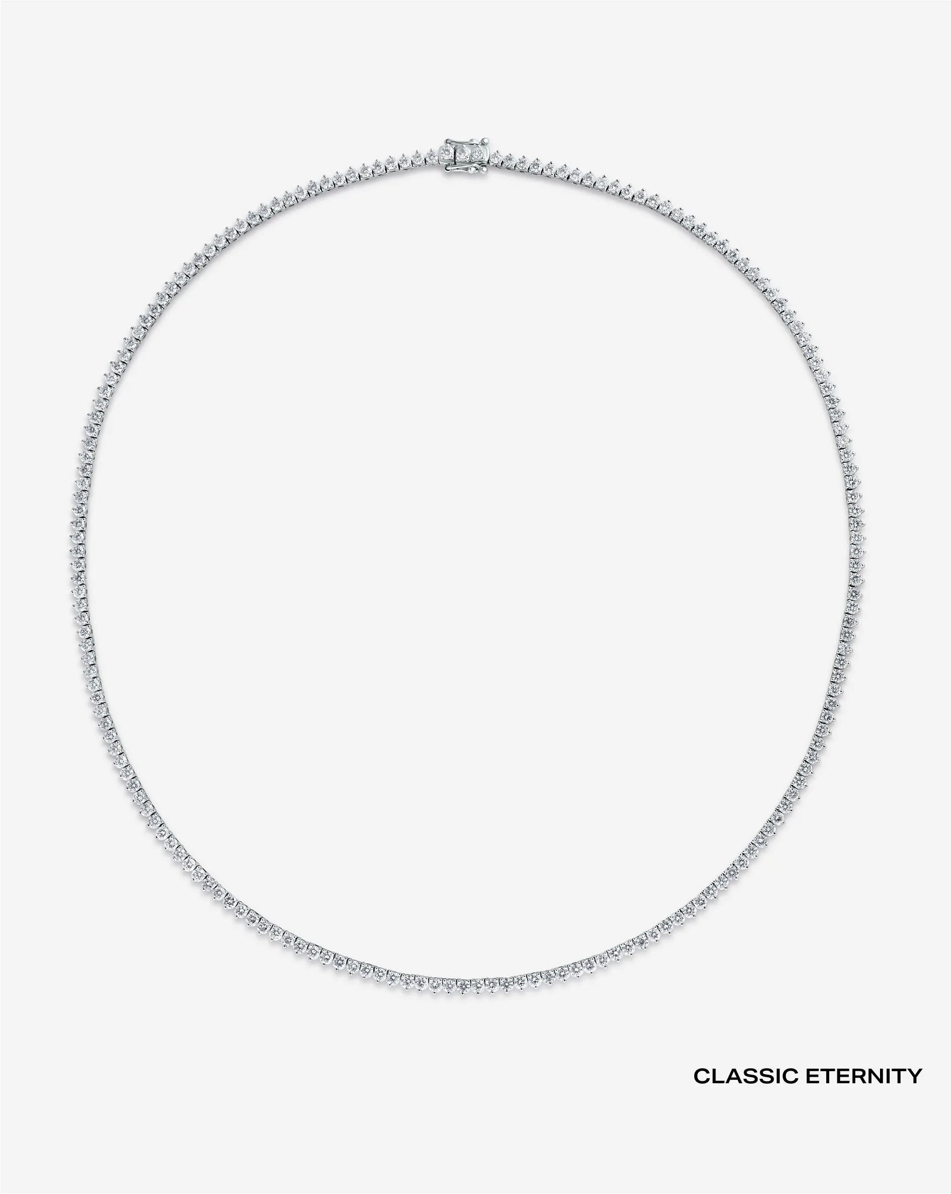 Martini Diamond Tennis Necklace