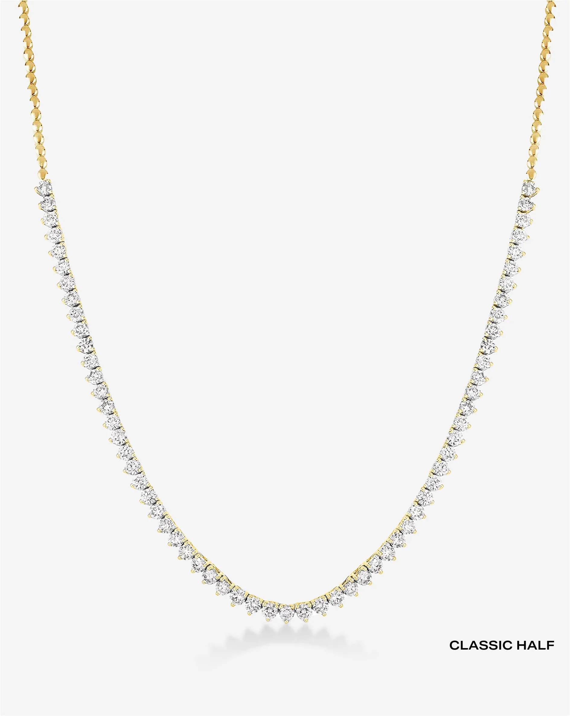 Martini Diamond Tennis Necklace