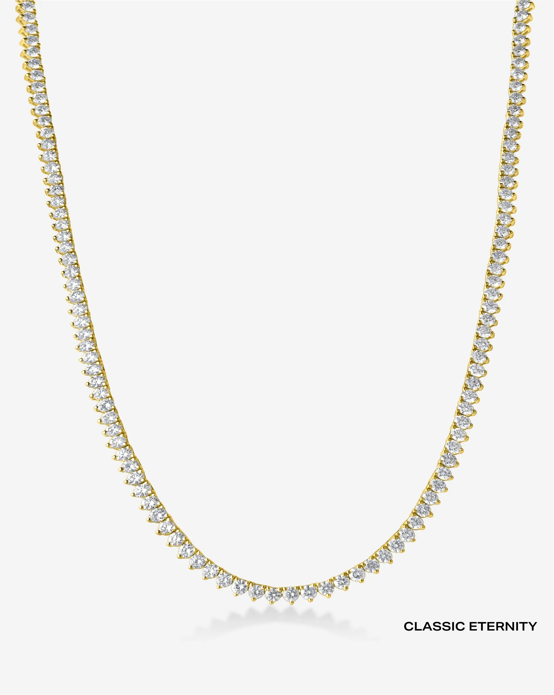 Martini Diamond Tennis Necklace