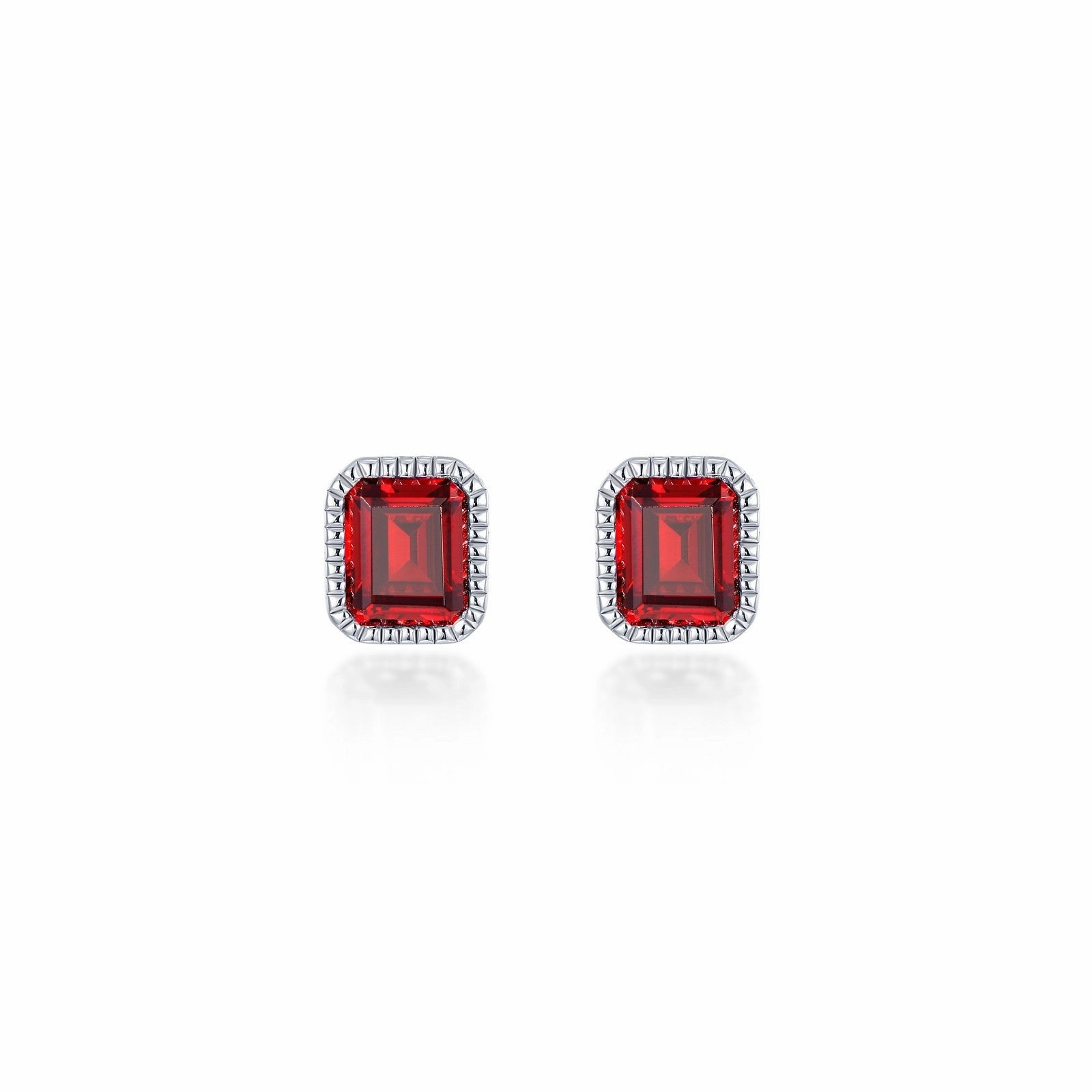 May Birthstone Solitaire Stud Earrings BE008EMP00
