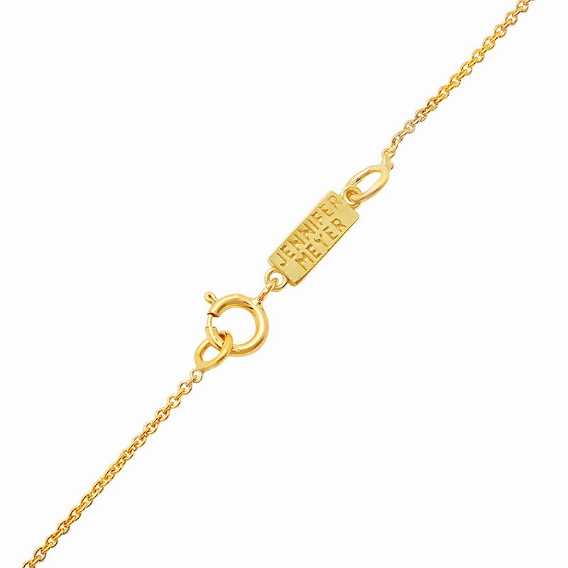 Medium Diamond Open Evil Eye Necklace