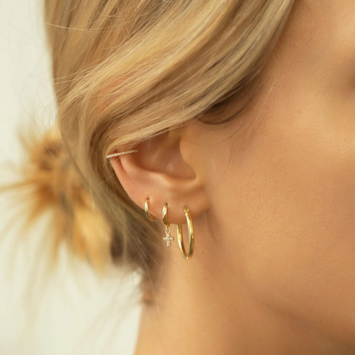 Midi Hoop Earrings