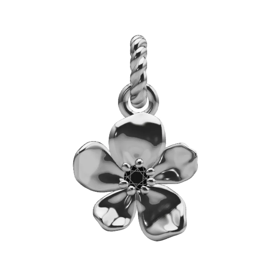 Midnight Blossom Charm