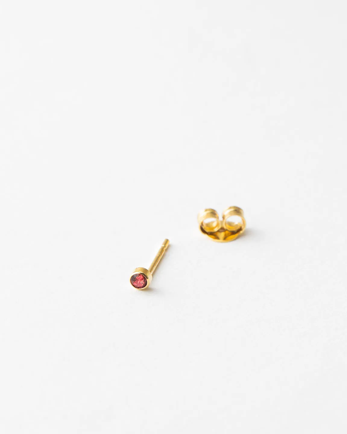 Mini Aura Birthstone Studs