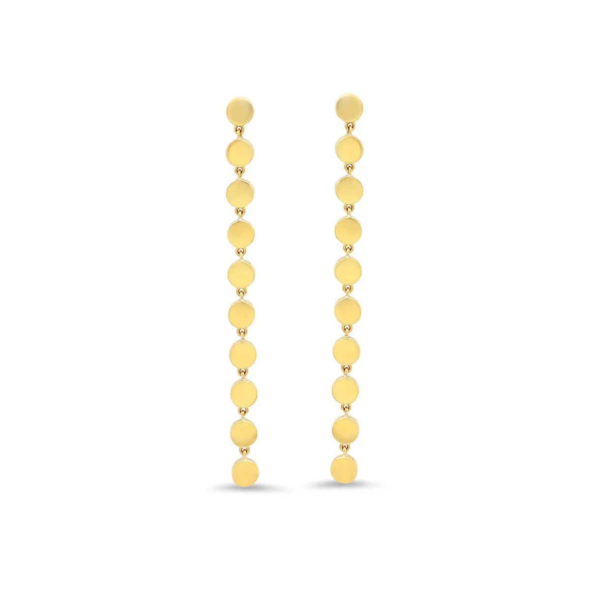 Mini Circle Link 10 Drop Studs
