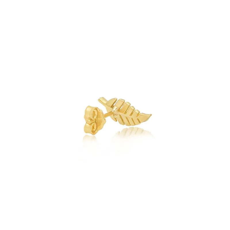 Mini Diamond Leaf Studs